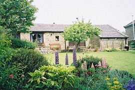 beautiful private garden with stunning views of the valley